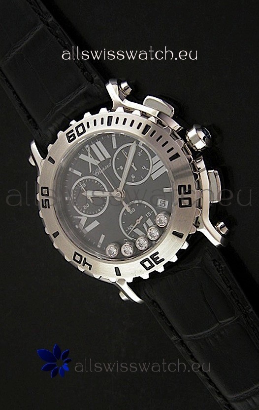 Chopard Happy Sportin Black Strap Replica 7