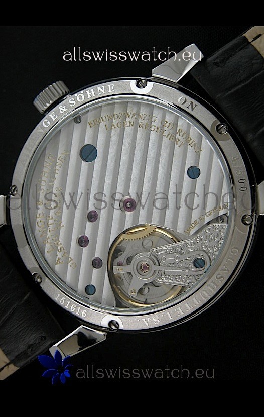 IMG_9081 A. Lange & Sohne Cortes de Geneve Decorative Bridges Classic in Black Dial Replica 7