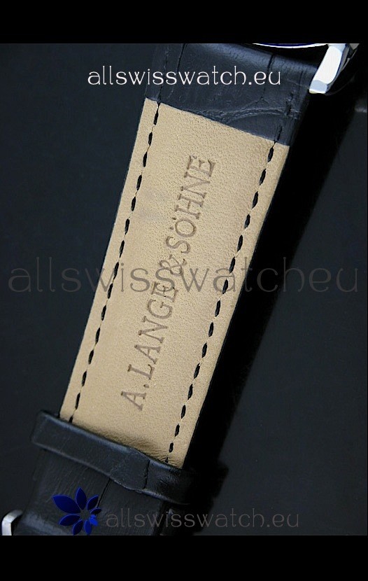 IMG_9081 Alange Sohne Dual Sub Dials Black Strap Replica 7
