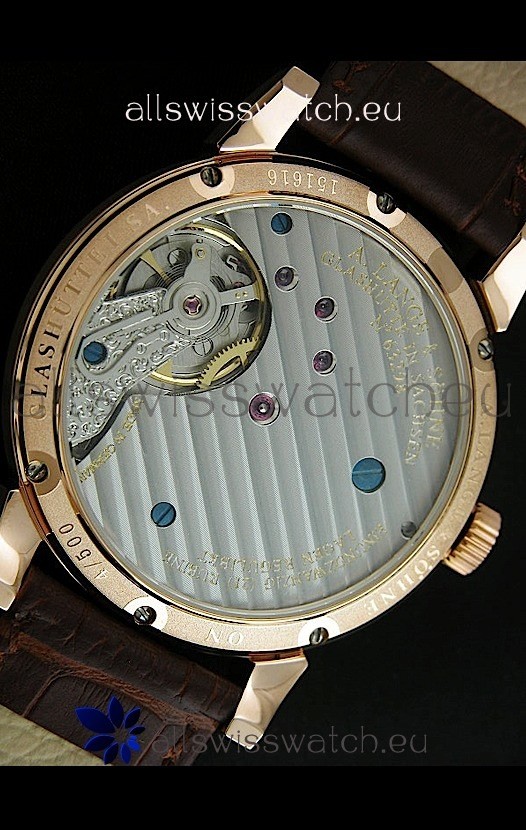 IMG_9081 A. Lange & Sohne Cortes de Geneve Decorative Bridges Classic Rose Gold Replica 7