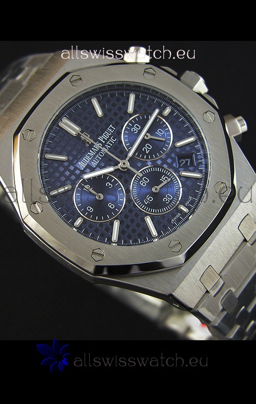 Audemars Piguet Royal Oak Chronograph Blue Dial Quartz - 41MM Replica 7
