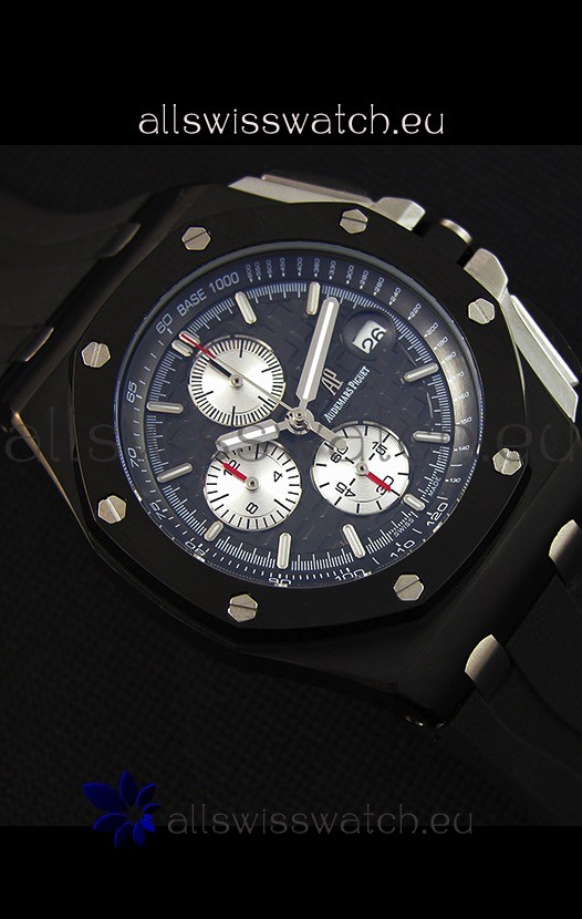 IMG_9081 Audemars Piguet Royal Oak Offshore Chronograph Quartz PVD Case Replica 7