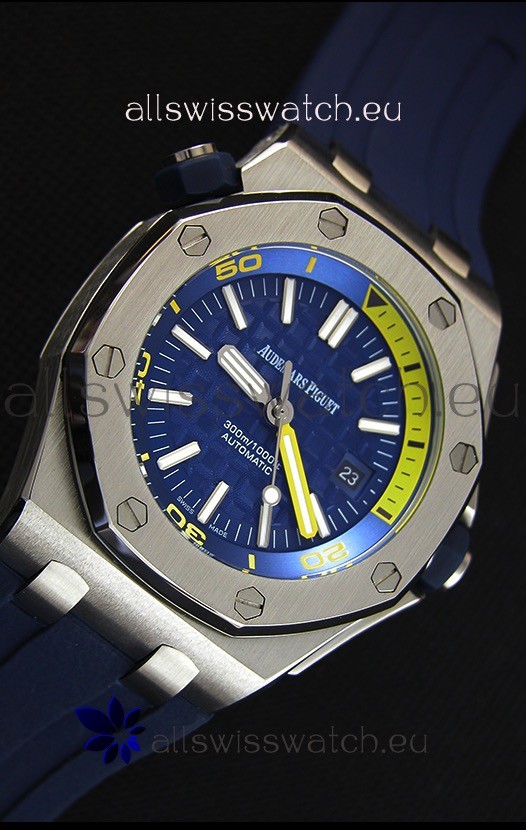 IMG_9081 Audemars Piguet Royal Oak Offshore Diver Automatic in Dark Blue Replica 7