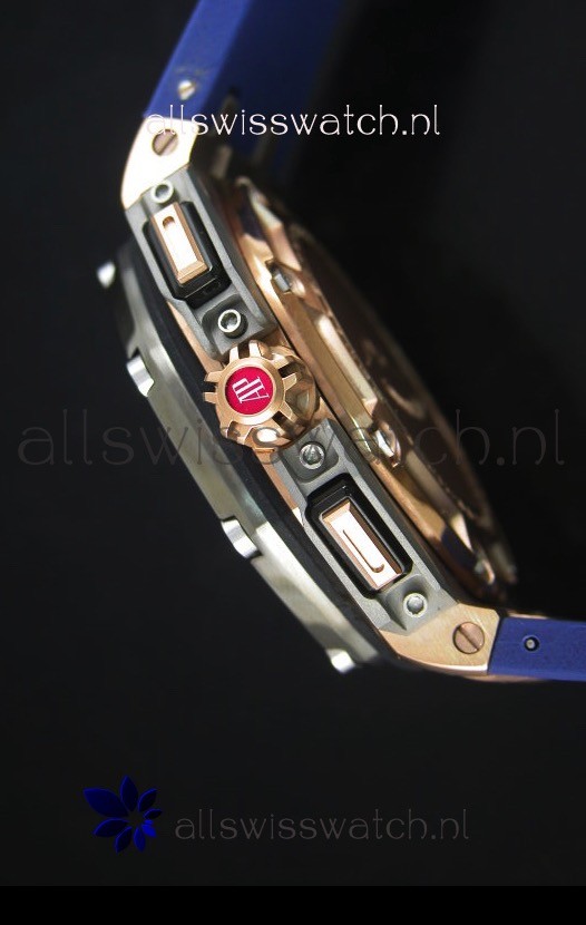 Audemars Piguet Royal Oak Offshore Michael Schumacher Rose Gold Ceramic Bezel Replica 7