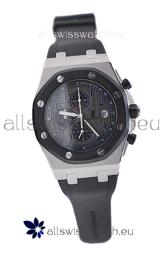 IMG_9081 Audemars Piguet Royal Oak Offshore Limited Edition Chronograph in Grey Dial Replica 7