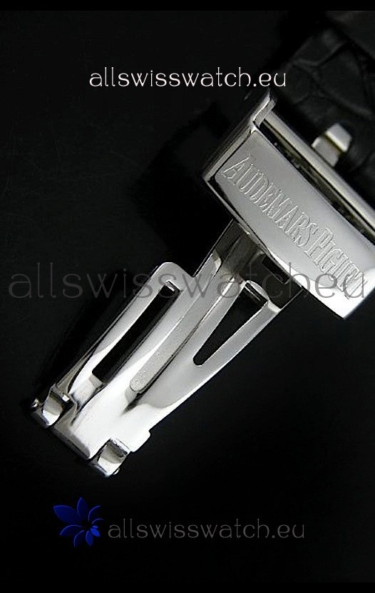 IMG_9081 Audemars Piguet Royal Oak in White Dial Replica 7