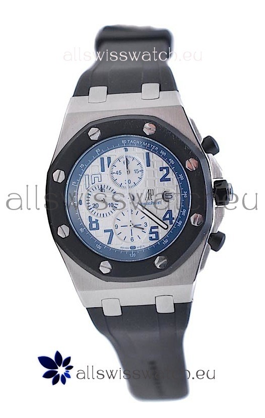 IMG_9081 Audemars Piguet Royal Oak Offshore in Off White Dial Replica 7