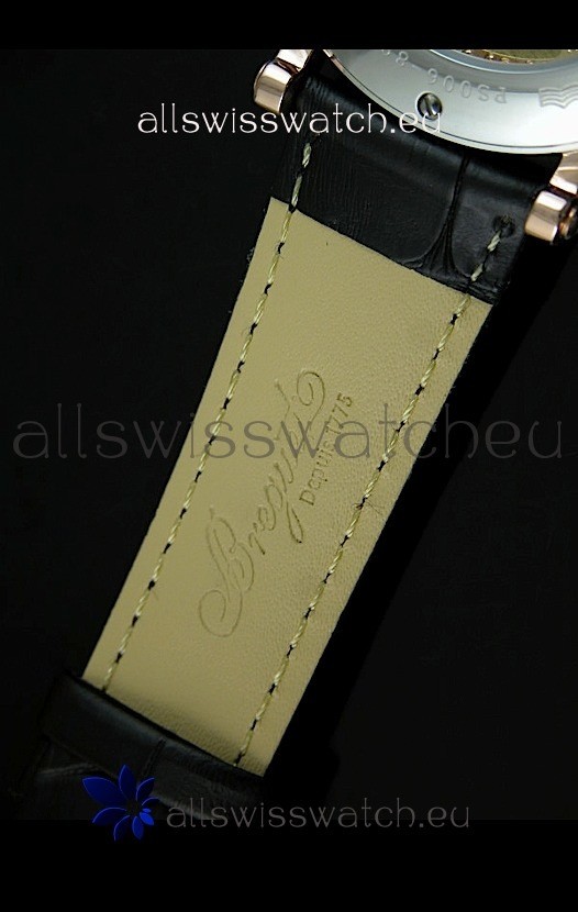 IMG_9081 Breguet Classique Automatic in Gold Skeleton Dial - Arabic Hour Numerals Replica 7