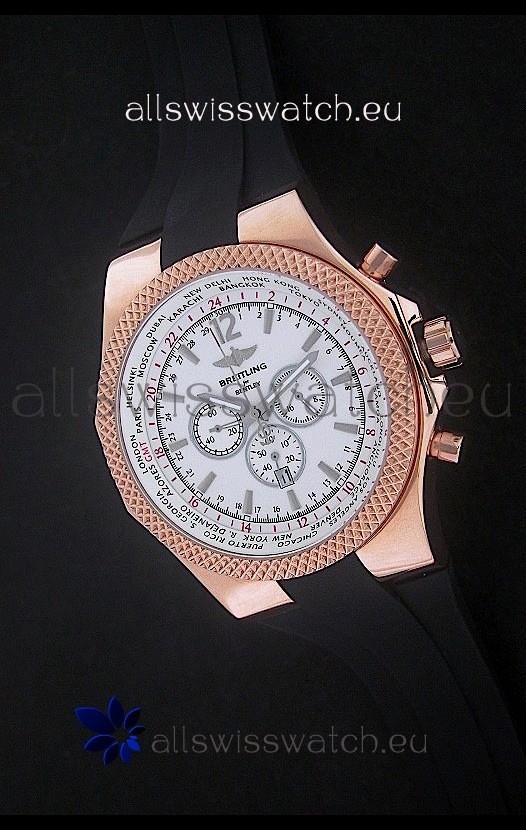 IMG_9081 Breitling Bentley Chronograph in White Dial Replica 7