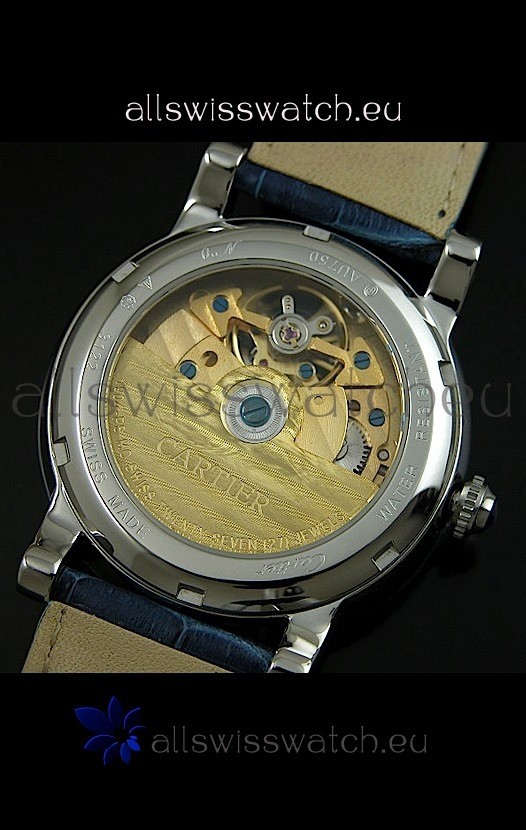 IMG_9081 Cartier Ronde de Tourbillon in Blue Strap Replica 7
