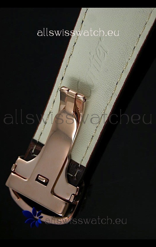 IMG_9081 Ballon De Cartier Flying Tourbillon - Pink Gold Case Replica 7