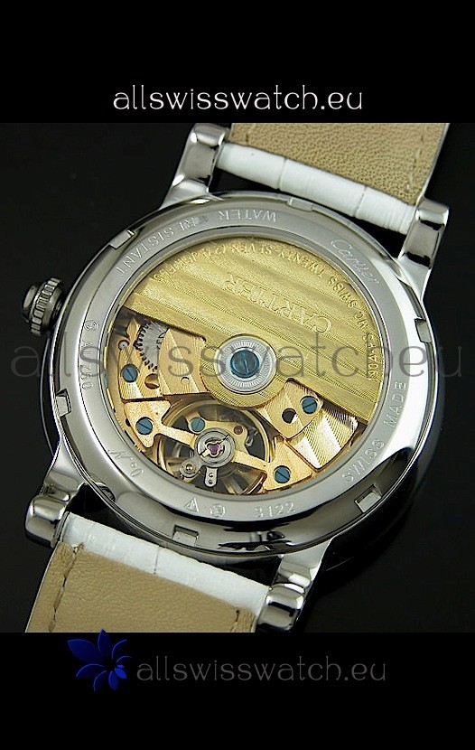 IMG_9081 Cartier Ronde de Tourbillon in White Strap Replica 7