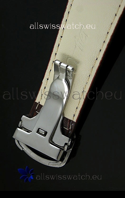 IMG_9081 Ballon De Cartier Flying Tourbillon - Brown Strap Replica 7