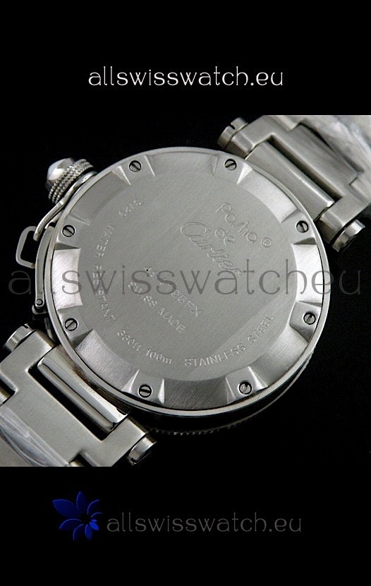 IMG_9081 Cartier Pasha De Seatimer Quartz in White Dial Replica 7