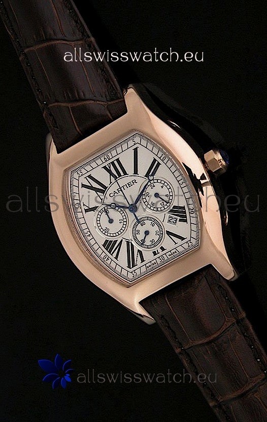 Cartier Tortue in White Dial Replica 7