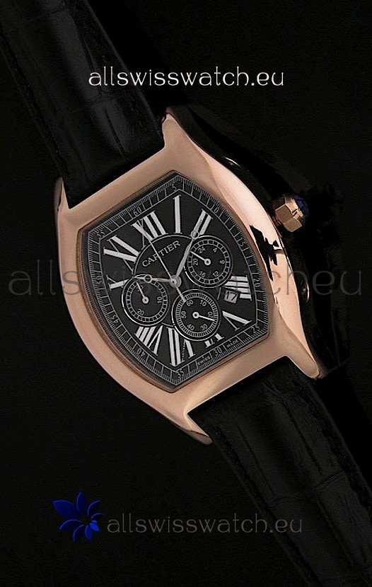 IMG_9081 Cartier Tortue in Black Dial Replica 7