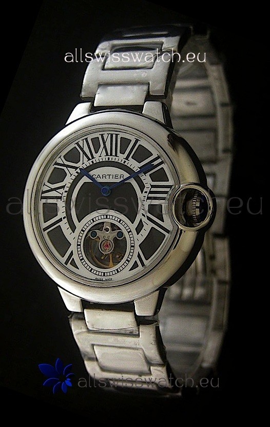 IMG_9081 Cartier Ballon de in Black layerd Dial Replica 7
