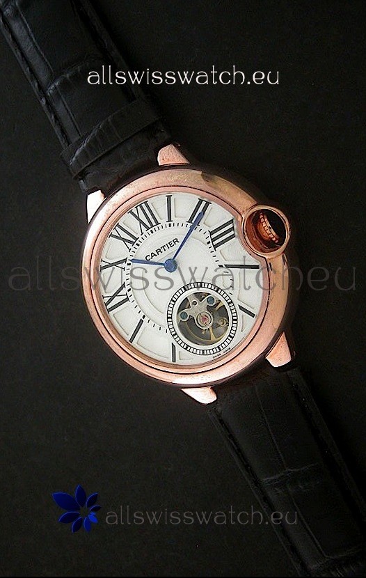 IMG_9081 Cartier Ballon de in Rose Gold Case Replica 7