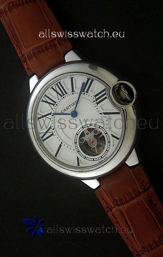 IMG_9081 Cartier Ballon de in White Dial Replica 7