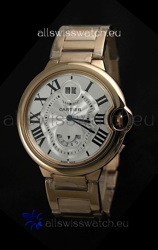IMG_9081 Cartier Ballon Blue de in Pink Gold Strap Replica 7