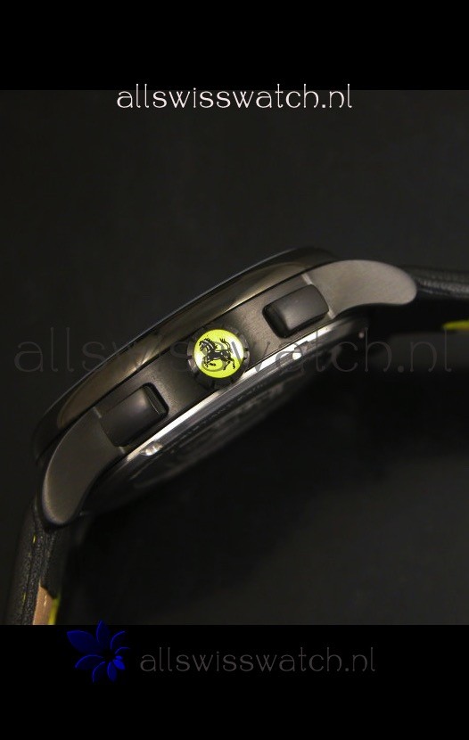 IMG_9081 Scuderia Ferrari Heritage SF107 Chronograph in Black Steel Replica 7