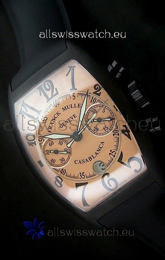 IMG_9081 Franck Muller Casa Blanca in Orange Dial Replica 7