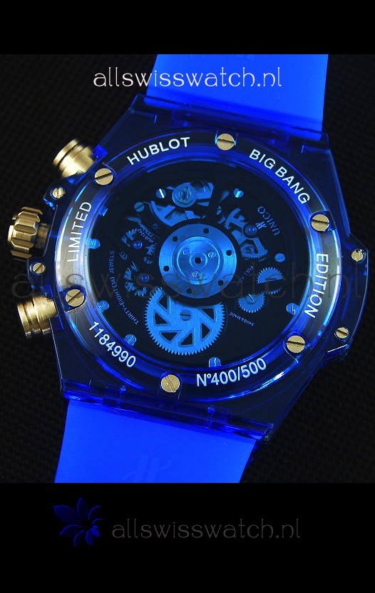 IMG_9081 Hublot Big Bang Unico Blue Sapphire Quartz 45MM Replica 7