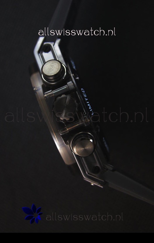IMG_9081 Hublot Big Bang Unico All Black Sapphire Quartz 45MM Replica 7