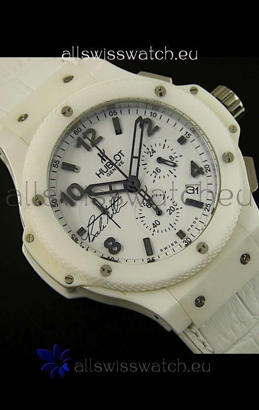 IMG_9081 Hublot Big Bang White Ceramic Case in Quartz Movement Replica 7