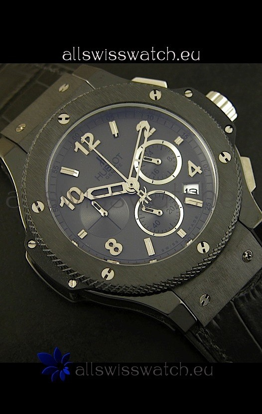 Hublot Big Bang Black Ceramic Case in Quartz Movement Replica 7