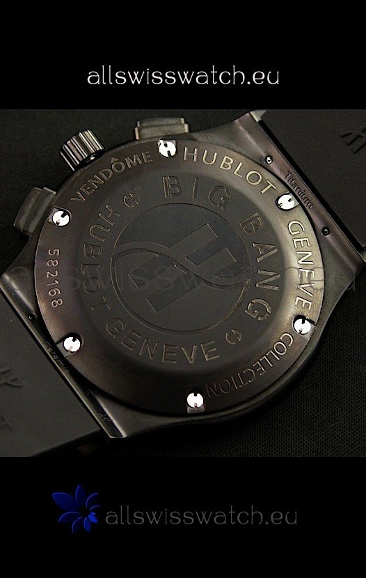 IMG_9081 Hublot Big Bang Classic Fusion Chrono with Green Markers Ceramic Case Replica 7