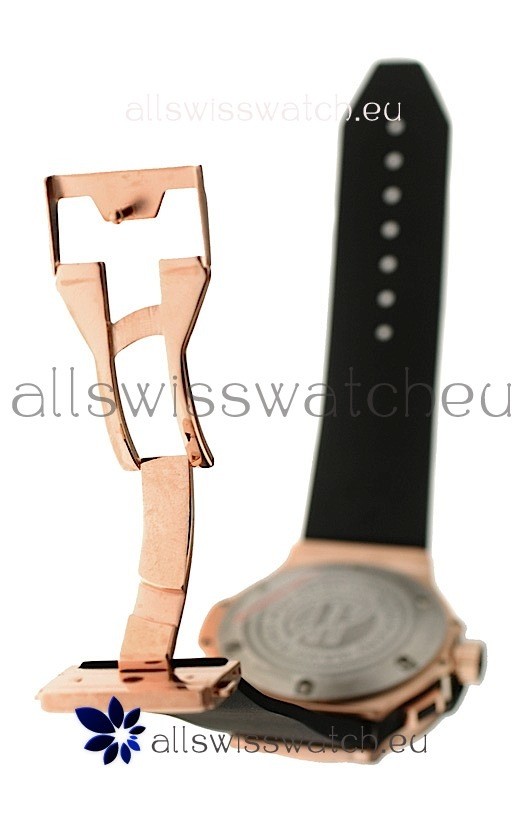 IMG_9081 Hublot Big Bang Big Date Power Reserve Tourbillon in Pink Gold Replica 7