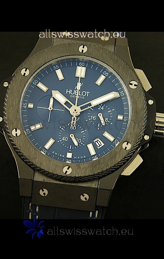 IMG_9081 Hublot Big Bang Black Ceramic Case in Quartz Movement Replica 7