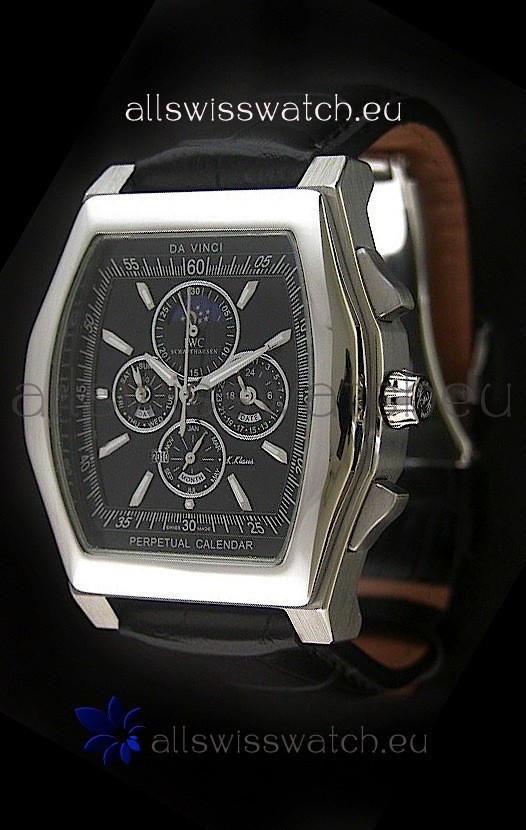 IWC Schaffhausen Da Vinci in Black Replica 7