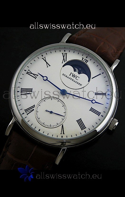 IMG_9081 IWC Vintage Portifino MoonPhase in White Replica 7