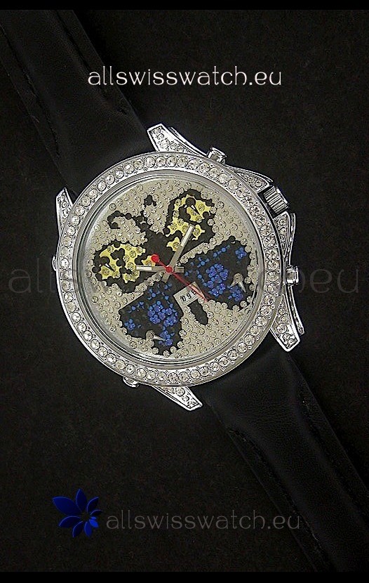 IMG_9081 Five Time Zones J&C Clone in Full Diamonds Replica 7