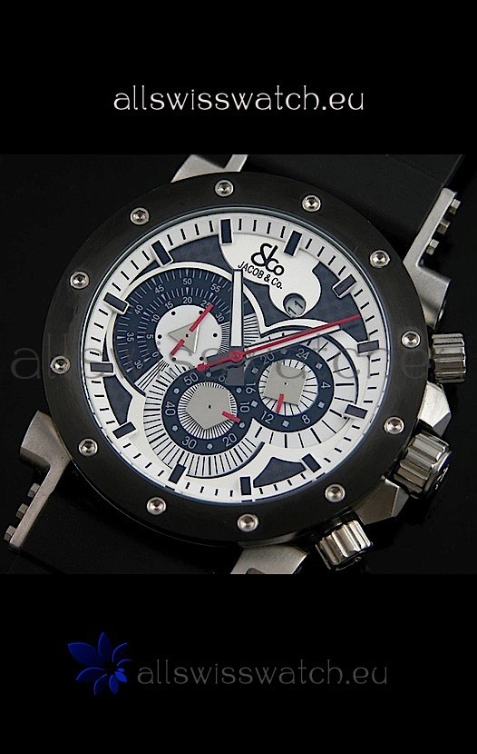 IMG_9081 Jacob and Co. Manhattan Epic 2 in White Dial Replica 7