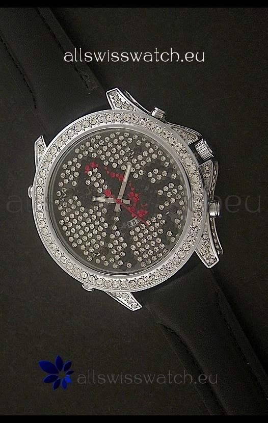 IMG_9081 Five Time Zones J&C Imitations in Full Diamonds Replica 7