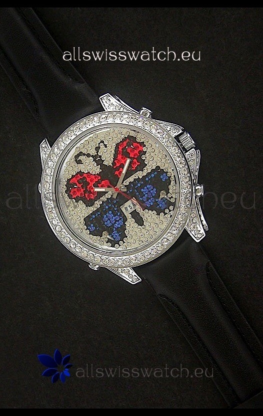IMG_9081 Five Time Zones J&C Clone in Full Diamonds Replica 7