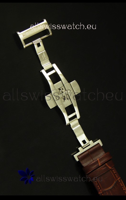 IMG_9081 Mont Blanc Nicolas Riessec Stainless Steel Case in White Dial Replica 7