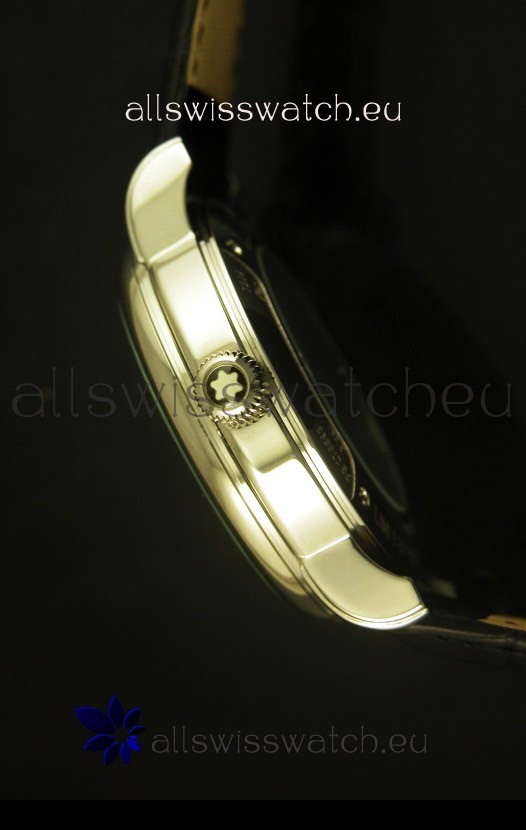 IMG_9081 Mont Blanc Nicolas Riessec Stainless Steel Case in Black Dial Replica 7