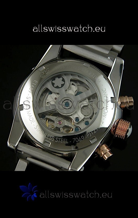 IMG_9081 Mont Blanc Flyback Automatic Two Tone Casing Replica 7