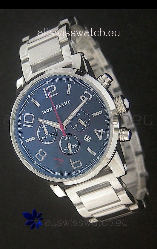 IMG_9081 Montblanc Timewalker Chronograph in Black Dial Replica 7