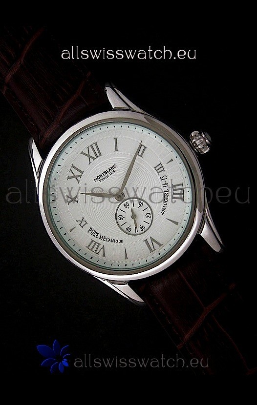 Mont Blanc Star Chrono in White Dial Replica 7
