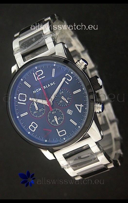 IMG_9081 Montblanc Timewalker Chronograph in Stainless Steel Replica 7