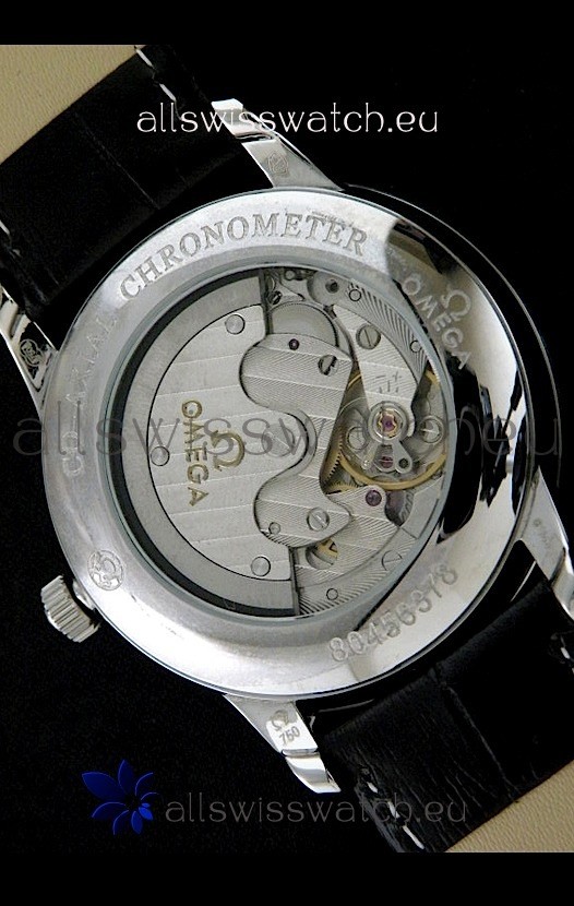 IMG_9081 Omega DeVelie Co-Axial Chronometer Steel in Dark Blue Dial Replica 7