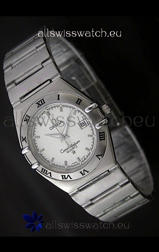IMG_9081 Omega Constellation Quartz in White Dial Replica 7