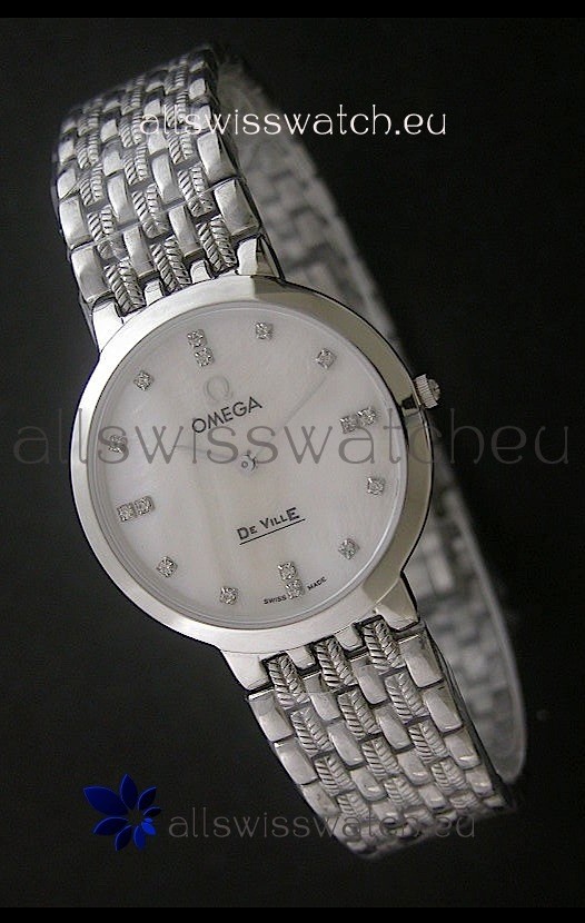 IMG_9081 Omega De Ville Seamaster Quartz in White Replica 7