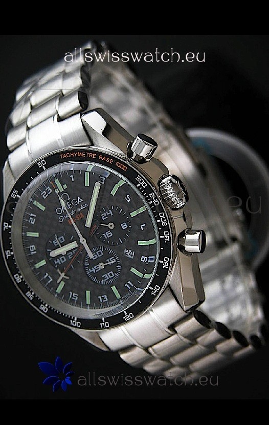 IMG_9081 Omega Speedmaster HB-SIA in Black Checked Dial Replica 7