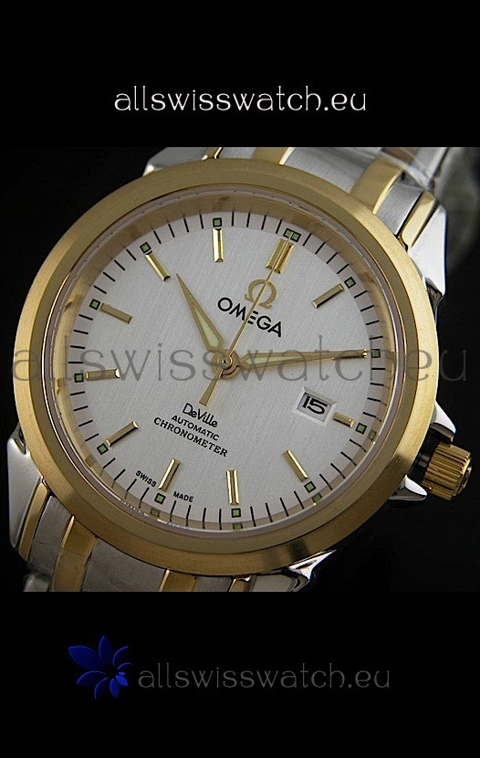 IMG_9081 Omega De Ville Automatic in Yellow Gold Casing Replica 7